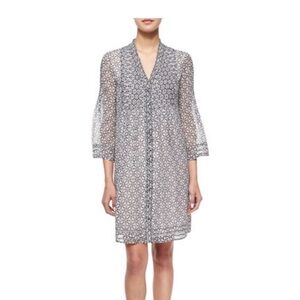 DVF Silk Flowy Floral Mid-length Layla Dress